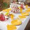 Exquisite 350 Pcs Plastic Plates for Party – Disposable Plates Set – 50 Each of 9" Dinner Plates, 7" Dessert Plates, Plastic Cups, Napkins & Plastic Cutlery – Plastic Dinnerware by Party Solids